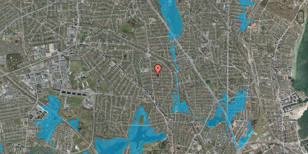 Oversvømmelsesrisiko fra vandløb på Hjemmevej 4, 2870 Dyssegård