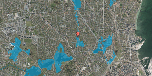 Oversvømmelsesrisiko fra vandløb på Slettevej 5, 2870 Dyssegård