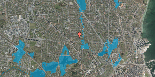 Oversvømmelsesrisiko fra vandløb på Sønderdalen 29, 2870 Dyssegård