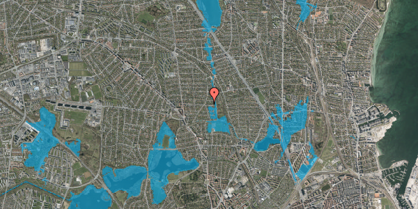 Oversvømmelsesrisiko fra vandløb på Sønderdalen 47, 2870 Dyssegård