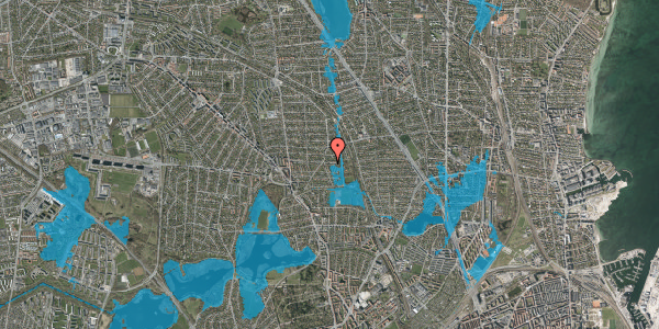 Oversvømmelsesrisiko fra vandløb på Sønderdalen 48, 2870 Dyssegård