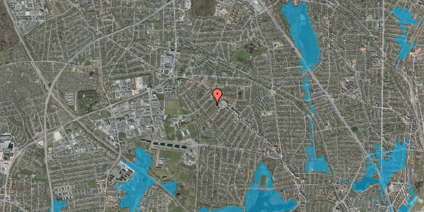 Oversvømmelsesrisiko fra vandløb på Andersen Nexø Vej 21, 2860 Søborg