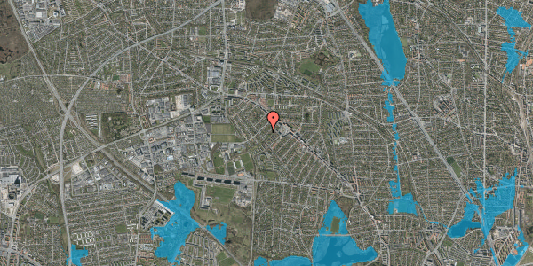 Oversvømmelsesrisiko fra vandløb på Andersen Nexø Vej 30, 2860 Søborg