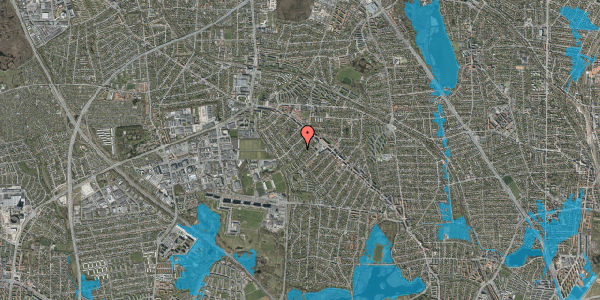 Oversvømmelsesrisiko fra vandløb på Andersen Nexø Vej 32, 2860 Søborg