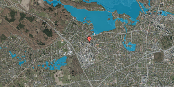 Oversvømmelsesrisiko fra vandløb på Bagsværd Torv 12, 3. 3, 2880 Bagsværd