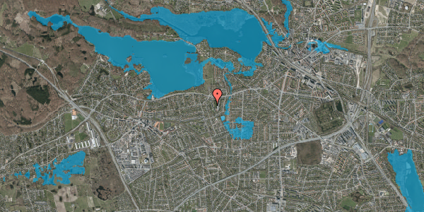 Oversvømmelsesrisiko fra vandløb på Bagsværdvej 133C, st. tv, 2800 Kongens Lyngby