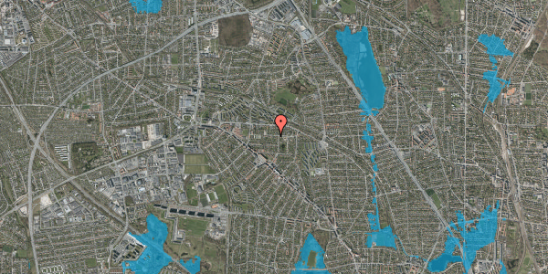 Oversvømmelsesrisiko fra vandløb på Christianehøj 138, 2860 Søborg