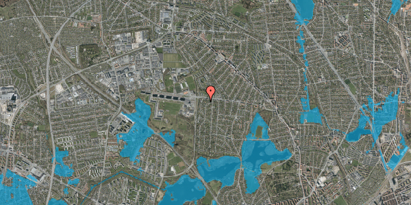 Oversvømmelsesrisiko fra vandløb på Daltoftevej 12, 2860 Søborg