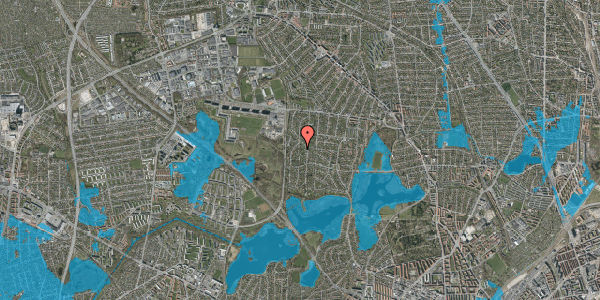 Oversvømmelsesrisiko fra vandløb på Daltoftevej 49, 2860 Søborg
