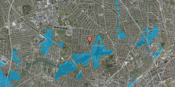 Oversvømmelsesrisiko fra vandløb på Havevej 22, 1. th, 2860 Søborg