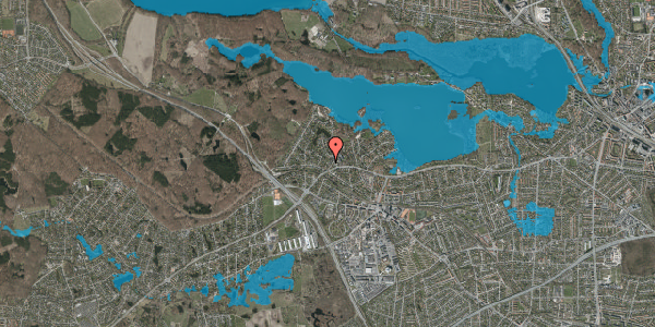 Oversvømmelsesrisiko fra vandløb på Helmsvej 4, 2880 Bagsværd