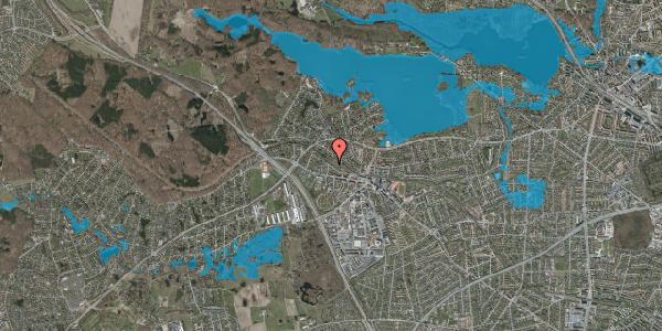 Oversvømmelsesrisiko fra vandløb på Højgårds Alle 16, 2880 Bagsværd