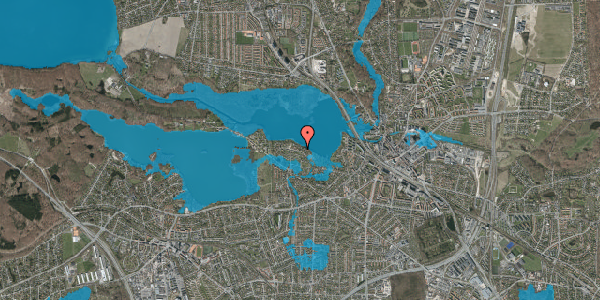 Oversvømmelsesrisiko fra vandløb på Kongshvilebakken 20, 2800 Kongens Lyngby