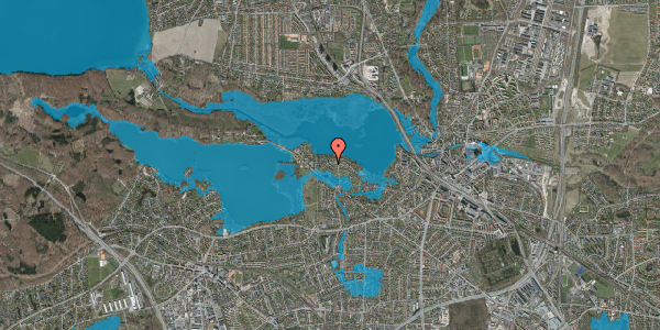 Oversvømmelsesrisiko fra vandløb på Kongshvilebakken 49, 2800 Kongens Lyngby