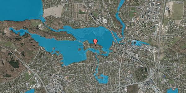 Oversvømmelsesrisiko fra vandløb på Kongshvilebakken 51, 2800 Kongens Lyngby