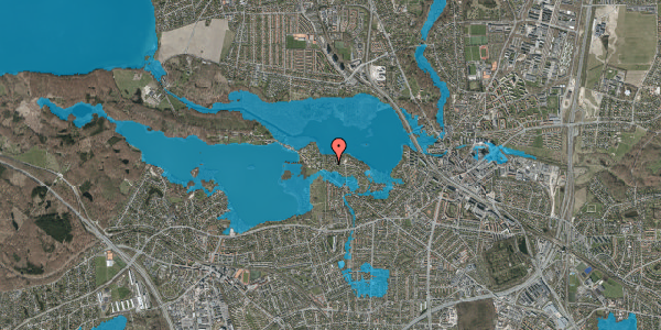 Oversvømmelsesrisiko fra vandløb på Kongshvilebakken 63, 2800 Kongens Lyngby