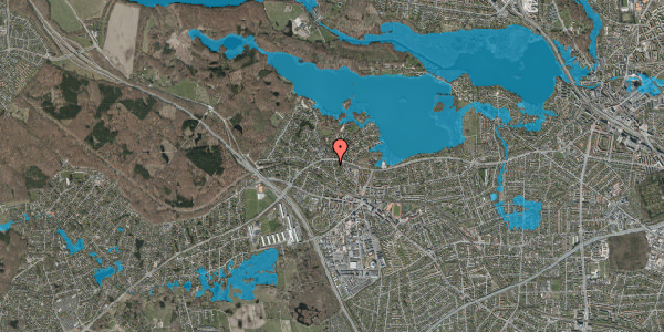 Oversvømmelsesrisiko fra vandløb på Kurvej 23, 2880 Bagsværd