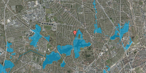 Oversvømmelsesrisiko fra vandløb på Lavtoftevej 3, 2860 Søborg