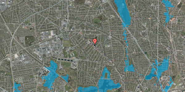 Oversvømmelsesrisiko fra vandløb på Lykkesborg Alle 2, 3. tv, 2860 Søborg