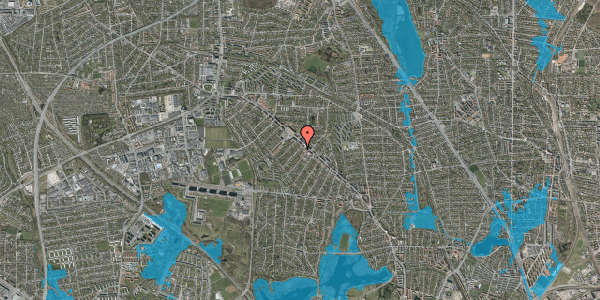 Oversvømmelsesrisiko fra vandløb på Lykkesborg Alle 5, 2860 Søborg