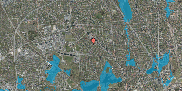 Oversvømmelsesrisiko fra vandløb på Lykkesborg Alle 31, st. , 2860 Søborg