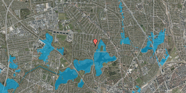 Oversvømmelsesrisiko fra vandløb på Maglekrogen 26, 2860 Søborg