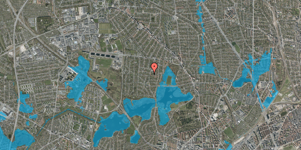 Oversvømmelsesrisiko fra vandløb på Maglestien 2, 2860 Søborg
