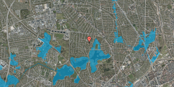 Oversvømmelsesrisiko fra vandløb på Maglestien 12, 2860 Søborg