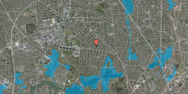 Oversvømmelsesrisiko fra vandløb på Marienborg Alle 4, 1. , 2860 Søborg