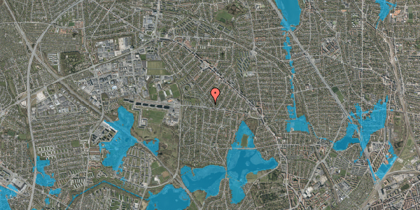 Oversvømmelsesrisiko fra vandløb på Marienborg Alle 7, 2860 Søborg
