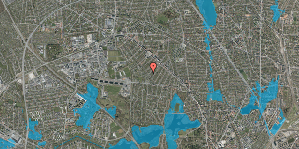 Oversvømmelsesrisiko fra vandløb på Marienborg Alle 26, 2860 Søborg