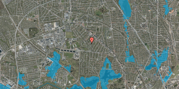 Oversvømmelsesrisiko fra vandløb på Marienborg Alle 36, 2. th, 2860 Søborg