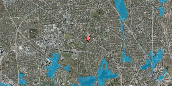 Oversvømmelsesrisiko fra vandløb på Marienborg Alle 48, 2860 Søborg
