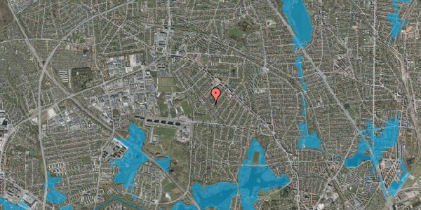 Oversvømmelsesrisiko fra vandløb på Marienborg Alle 53, 2860 Søborg