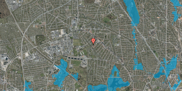 Oversvømmelsesrisiko fra vandløb på Marienborg Alle 91C, 2860 Søborg