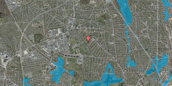 Oversvømmelsesrisiko fra vandløb på Marienborg Alle 95, 2860 Søborg