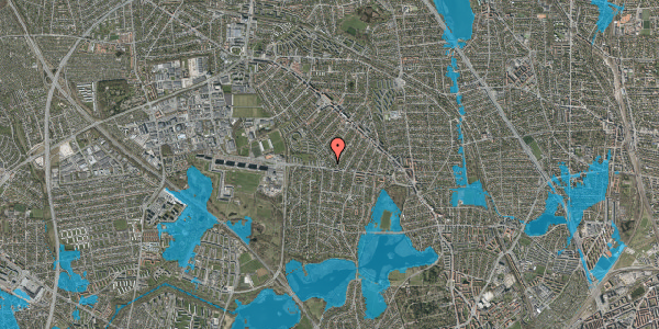 Oversvømmelsesrisiko fra vandløb på Marienborg Park 19, 2860 Søborg