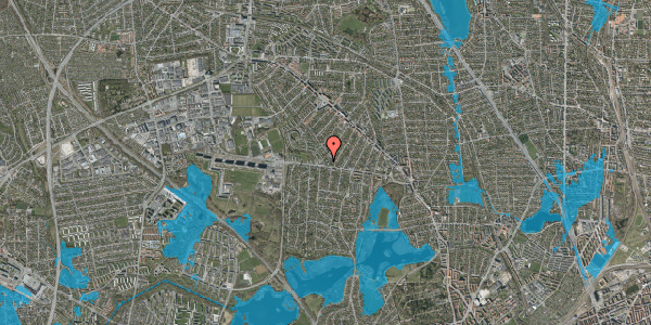 Oversvømmelsesrisiko fra vandløb på Marienborg Park 27, 2860 Søborg