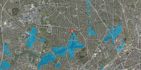 Oversvømmelsesrisiko fra vandløb på Mosekrogen 1, 2860 Søborg