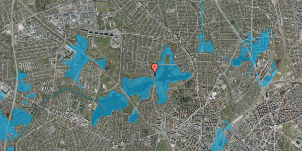 Oversvømmelsesrisiko fra vandløb på Moseskrænten 5, 2860 Søborg