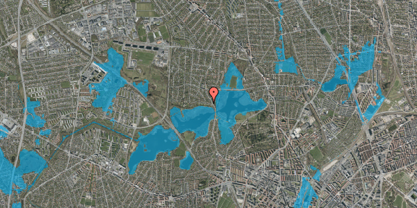 Oversvømmelsesrisiko fra vandløb på Moseskrænten 9, 2860 Søborg