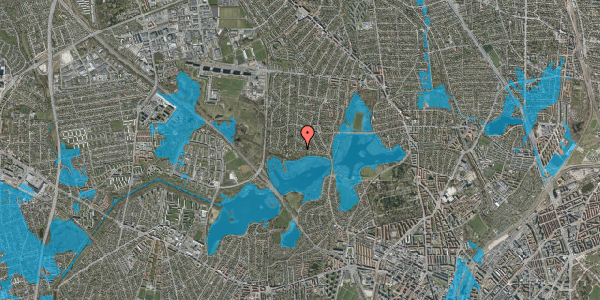 Oversvømmelsesrisiko fra vandløb på Moseskrænten 36, 2860 Søborg