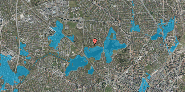 Oversvømmelsesrisiko fra vandløb på Moseskrænten 55, 2860 Søborg