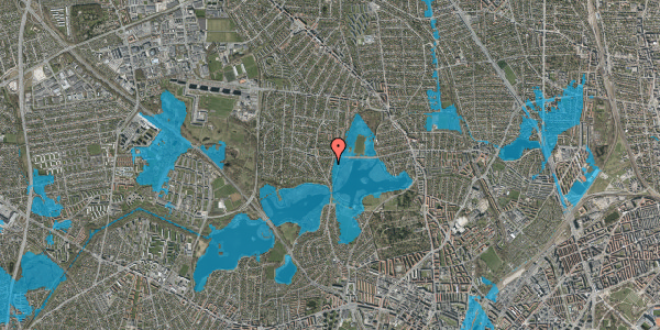 Oversvømmelsesrisiko fra vandløb på Mosevangen 10, 2860 Søborg