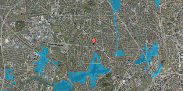 Oversvømmelsesrisiko fra vandløb på Niels Bohrs Alle 31, 2860 Søborg