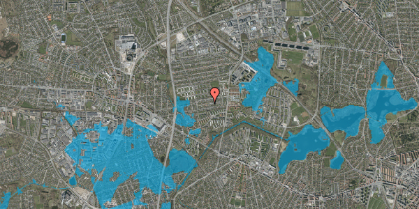 Oversvømmelsesrisiko fra vandløb på Onsbjerg Alle 31, 2860 Søborg