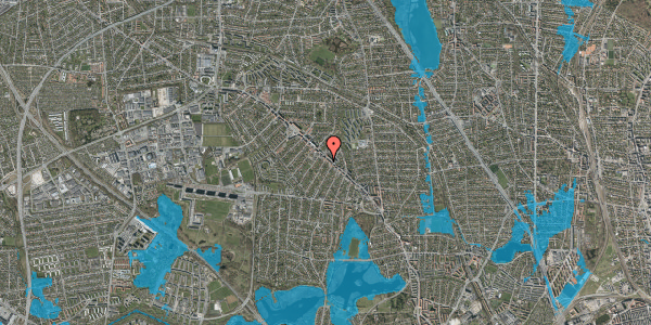 Oversvømmelsesrisiko fra vandløb på Runebergs Alle 3, 2860 Søborg