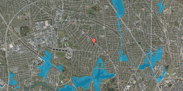 Oversvømmelsesrisiko fra vandløb på Selma Lagerløfs Alle 20, 2860 Søborg
