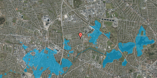 Oversvømmelsesrisiko fra vandløb på Stavnsbjerg Alle 26, 2860 Søborg