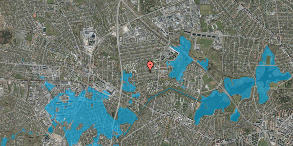 Oversvømmelsesrisiko fra vandløb på Stavnsbjerg Alle 35, 2860 Søborg